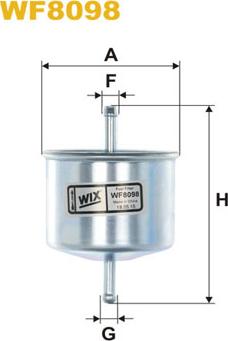 WIX Filters WF8098 - Паливний фільтр autocars.com.ua