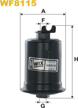 WIX Filters WF8115 - Паливний фільтр autocars.com.ua