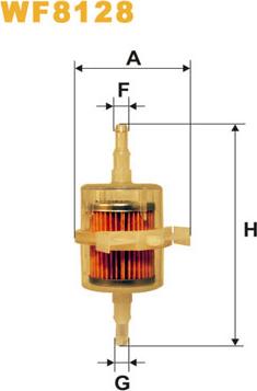 WIX Filters WF8128 - Паливний фільтр autocars.com.ua