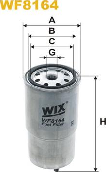 WIX Filters WF8164 - Паливний фільтр autocars.com.ua
