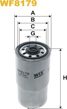 WIX Filters WF8179 - Фильтр топл. PP954-WF8179 пр-во WIX-Filtron autocars.com.ua