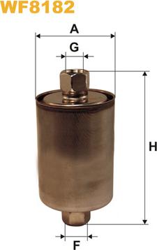 WIX Filters WF8182 - Топливный фильтр autodnr.net