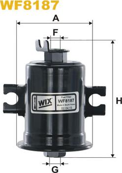 WIX Filters WF8187 - Паливний фільтр autocars.com.ua
