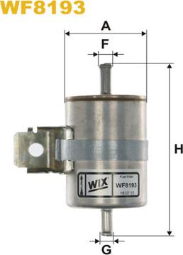 WIX Filters WF8193 - Паливний фільтр autocars.com.ua