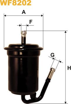 WIX Filters WF8202 - Топливный фильтр avtokuzovplus.com.ua