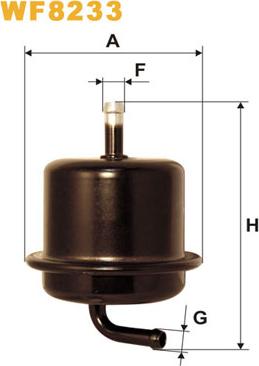 WIX Filters WF8233 - Паливний фільтр autocars.com.ua