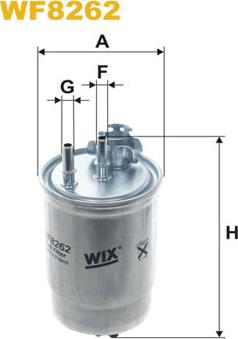 WIX Filters WF8262 - Паливний фільтр autocars.com.ua