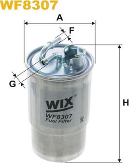 WIX Filters WF8307 - Топливный фильтр avtokuzovplus.com.ua
