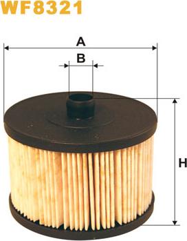 WIX Filters WF8321 - Паливний фільтр autocars.com.ua