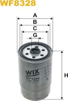 WIX Filters WF8328 - Паливний фільтр autocars.com.ua