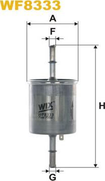 WIX Filters WF8333 - Паливний фільтр autocars.com.ua