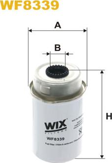 WIX Filters WF8339 - Паливний фільтр autocars.com.ua