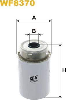 WIX Filters WF8370 - Фильтр топливный autocars.com.ua