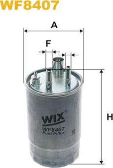 WIX Filters WF8407 - Паливний фільтр autocars.com.ua
