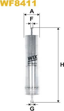 WIX Filters WF8411 - Паливний фільтр autocars.com.ua