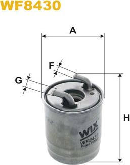 WIX Filters WF8430 - Фильтр топливный autocars.com.ua