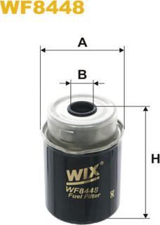 WIX Filters WF8448 - Паливний фільтр autocars.com.ua