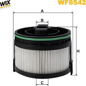 WIX Filters WF8542 - Паливний фільтр autocars.com.ua