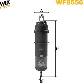 WIX Filters WF8556 - Топливный фильтр avtokuzovplus.com.ua