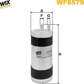 WIX Filters WF8579 - Паливний фільтр autocars.com.ua