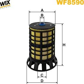 WIX Filters WF8590 - Паливний фільтр autocars.com.ua