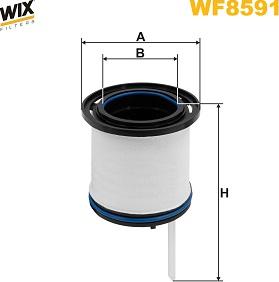 WIX Filters WF8591 - Паливний фільтр autocars.com.ua