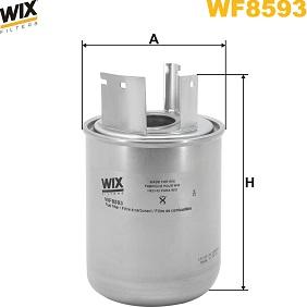 WIX Filters WF8593 - Топливный фильтр avtokuzovplus.com.ua