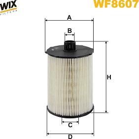 WIX Filters WF8607 - Паливний фільтр autocars.com.ua