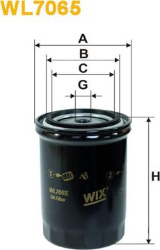 WIX Filters WL7065 - Масляний фільтр autocars.com.ua