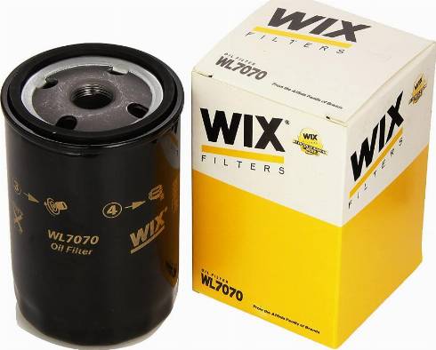 WIX Filters WL7070-12 - Масляний фільтр autocars.com.ua