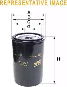 WIX Filters WL7139 - Масляный фильтр avtokuzovplus.com.ua