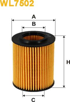 WIX Filters WL7502 - Масляний фільтр autocars.com.ua