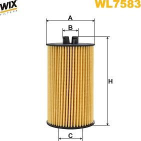 WIX Filters WL7583 - Масляний фільтр autocars.com.ua