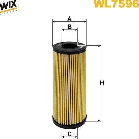 WIX Filters WL7596 - Масляний фільтр autocars.com.ua