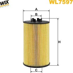 WIX Filters WL7597 - Масляний фільтр autocars.com.ua