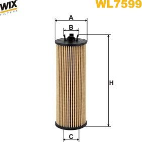 WIX Filters WL7599 - Масляний фільтр autocars.com.ua