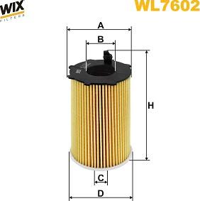 WIX Filters WL7602 - Масляний фільтр autocars.com.ua