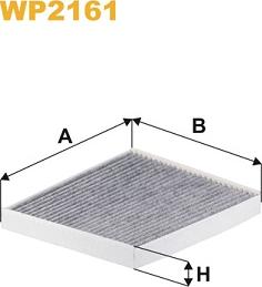 WIX Filters WP2161 - Фільтр, повітря у внутрішній простір autocars.com.ua