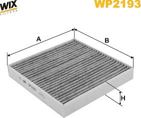 WIX Filters WP2193 - Фільтр, повітря у внутрішній простір autocars.com.ua