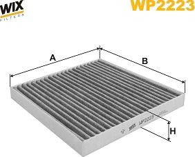 WIX Filters WP2223 - Фильтр воздуха в салоне avtokuzovplus.com.ua