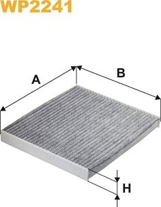 WIX Filters WP2241 - Фильтр воздуха в салоне avtokuzovplus.com.ua