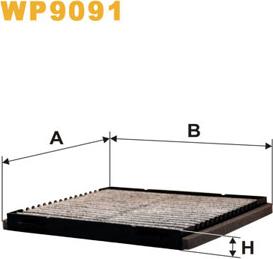 WIX Filters WP9091 - Фильтр воздуха в салоне avtokuzovplus.com.ua