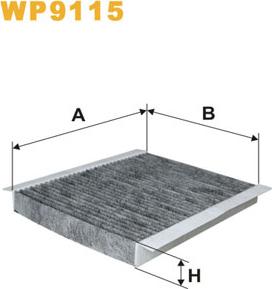 WIX Filters WP9115 - Фильтр воздуха в салоне autodnr.net