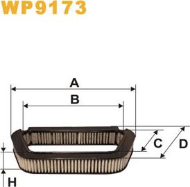 WIX Filters WP9173 - Фільтр, повітря у внутрішній простір autocars.com.ua