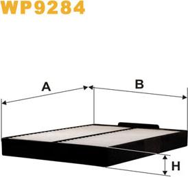 WIX Filters WP9284 - Фільтр, повітря у внутрішній простір autocars.com.ua