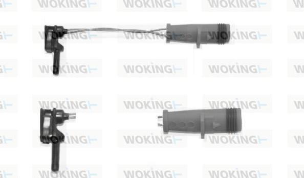 Woking 001123 - Сигнализатор, износ тормозных колодок autodnr.net