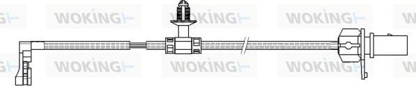 Woking 001167 - Сигналізатор, знос гальмівних колодок autocars.com.ua