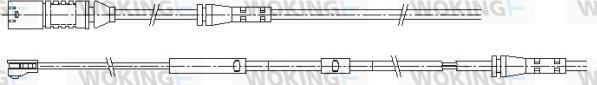 Woking 001176 - Сигнализатор, износ тормозных колодок avtokuzovplus.com.ua