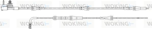 Woking 001184 - Сигналізатор, знос гальмівних колодок autocars.com.ua