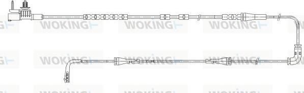 Woking 001194 - Сигналізатор, знос гальмівних колодок autocars.com.ua